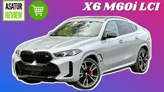 В ПРОДАЖЕ рестайлинг BMW X6 M60i G06 LCI Brooklyn Grey / Х6 М60и Серый Бруклин Параллельный импорт