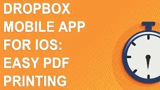 Dropbox mobile app for iOS: Easy PDF printing