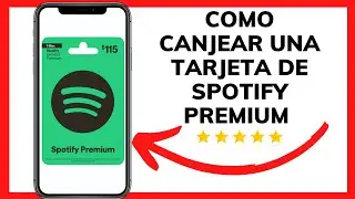 😱😉COMO CANJEAR UNA TARJETA DE SPOTIFY PREMIUM😊