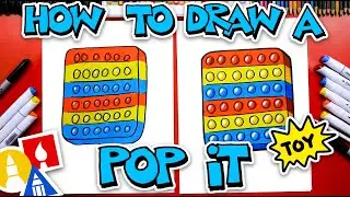 How To Draw A Pop It Toy