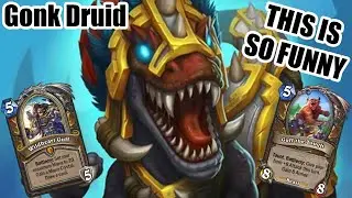 I love DINO DRUID so much | Gonk Druid | Festival of Legends | Wild Hearthstone