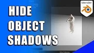 Hide an Object's Shadow in BLENDER 3D (Micro Tip)