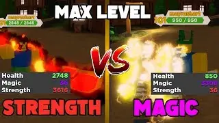 Magic VS Strength! Max Level! Best Gear - Treasure Quest