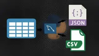 Convert any SQL Table to CSV or JSON file formats (using MySQL Workbench)