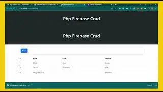 #1 Insert data  | php and firebase crud