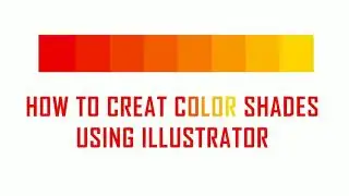 Color shades using Blend tool | Adobe Illustrator Tutorial | logo Tutorial | Learn creative