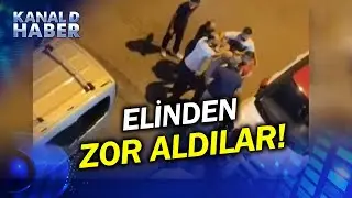 Tehdit Edip Bıçak Çekti! Kavgada Bıçağı Elinden Zor Aldılar