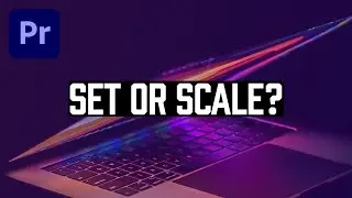 How To Use Set Or Scale To Frame Size In Premiere Pro
