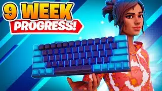 9 WEEK Fortnite Keyboard and Mouse Progression + HANDCAM (TIPS)