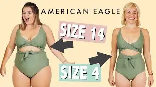 Size 4 & Size 14 Try On the Same Outfits from American Eagle!