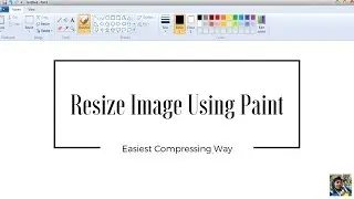 How to compress/ reduce  image file using paint in windows. [The easiest/ best way] 😀