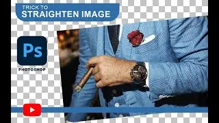 Trick To Straighten Image in Photoshop | Photoshop Tutorial (Easy)