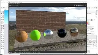 SketchUp V-ray Materials Learn From Basic Vray Setting Dome light