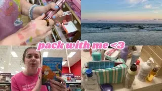 pack with me for the beach (vlog)
