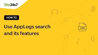 How to: Use AppLogs search and its features