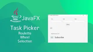 JavaFX and Scene Builder - Task picker using weighted randomness