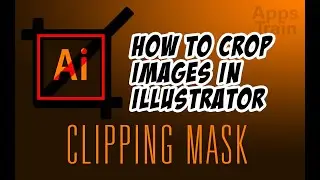 How to crop image in Adobe Illustrator (Tagalog)