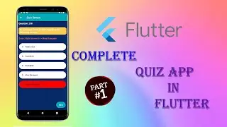 Complete Quiz App In Flutter Part 1 || In Hindi || Flutter Quiz App In Hindi