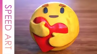 Creating a 3D emoji in cinema4d