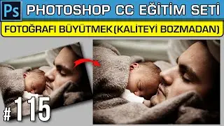 115: Fotoğraf Boyutu Büyütme KALİTELİ Çözünürlük Arttırma | Resim Küçültmek Değiştirmek Photoshop