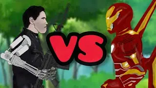 Iron Man vs Terminator (T-800)