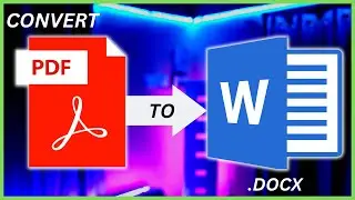 How To Convert PDF To Word Document PERFECTLY!