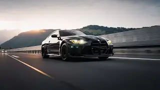 BMW M4 CSL G82 on Swiss Autobahns | 4K