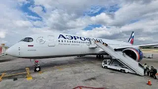 Aeroflot Airbus A350-900 | Flight from Havana (Cuba) to Moscow (Russia)