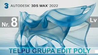 3D max 8 modelēšana - Telpu grupa Edit poly Boolean