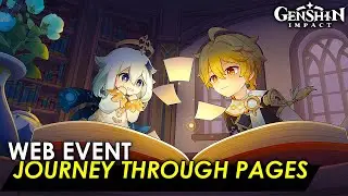 Journey Through Pages Web Event Guide شرح كامل - Genshin Impact