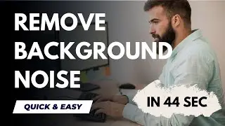 Capcut PC Tutorial - How To Remove Background Noise