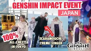 GENSHIN IMPACT EVENT in TOKYO SKY TREE JAPAN with Polumnia Omnia singer @paoloadp  Vlog | KimDaoGame