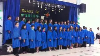 Edward Murphy School Graduation sings CEST PAS FINI (STAR ACADEMIE)