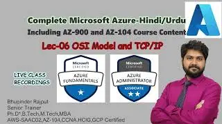 What is OSI Model-Hindi/Urdu | Lec-06 | Azure full Course| AZ-104 Full course | AZ-900 Full course