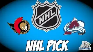 Ottawa Senators vs Colorado Avalanche 1/16/24 NHL Free Pick | NHL Betting Tips