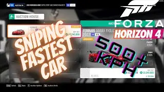 Sniping Fastest Car of Forza Horizon 4🔥🔥 | Ferrari 599XX Evolution🔥🔥| Auction Sniping