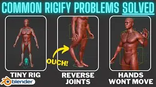 Common Rigify issues in Blender solved