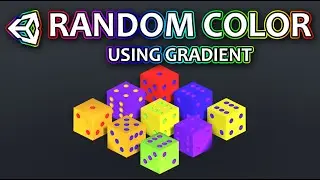 Random Color In Unity Using Gradients | Unity Random Color Tutorial