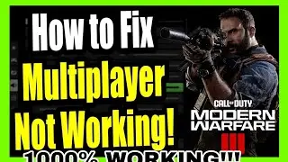 How to Fix COD Modern Warfare 3 Not Working & Maps Not Loading (PS5 or Xbox Series X|S) 2025 UPDATED