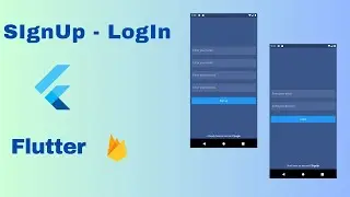 SignUp LogIn Flutter Firebase |Flutter login and Signup with Firebase | Flutter Firebase Auth