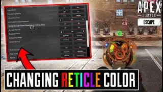 How to change the RETICLE COLOR in APEX LEGENDS