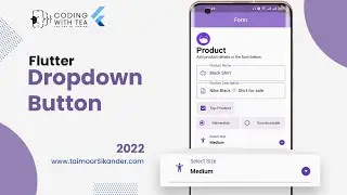 3.6 DropDown Button in flutter - DropdownFormField Flutter 2023