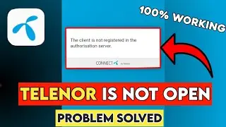 The client is not registered in the authorisation server || Telenor App is not working