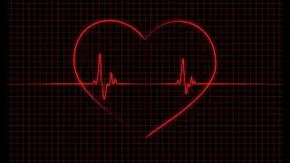 Heartbeat line monitor FREE download love black screen + sound effect