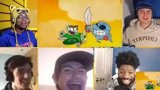 Jacksepticeye Animated | Cuphead [REACTION MASH-UP]#1431