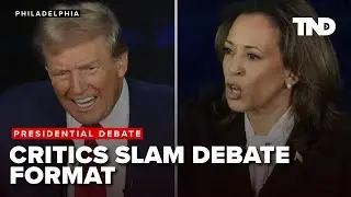 Critics slam format of Harris-Trump debate as candidates mull another round