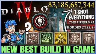 Diablo 4 - New Best 1 BILLION DAMAGE Necromancer Build Found - New 1 Shot Combo - Gear Skills Guide!