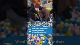 Video Viral Pelakor dan Istri Sah Berkelahi di Kolam Mandi Bola