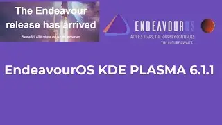 Install EndeavourOS KDE Plasma 6.1.1