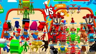 Merge Master Rainbow Friend VS Merge Master Monster Train ⭐ Merge Simulator Battles